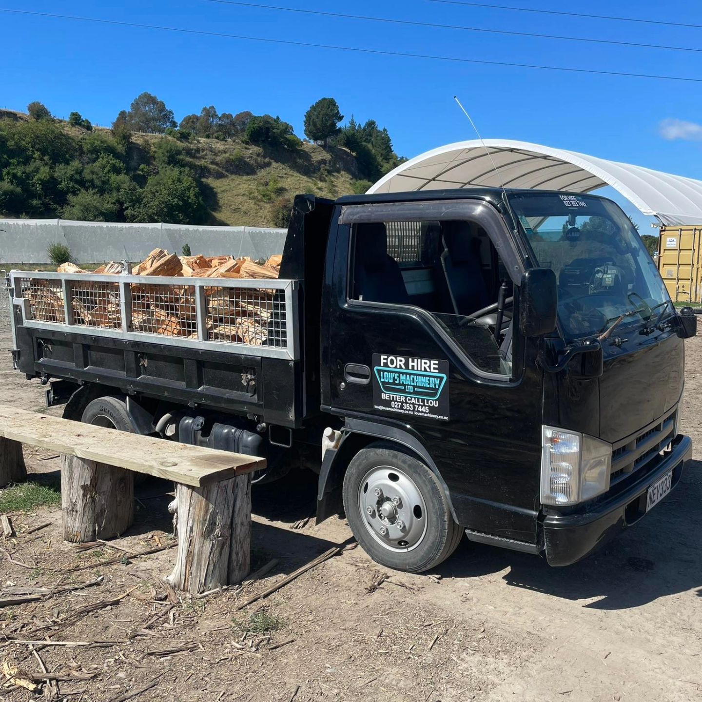 Isuzu Elf Caged Tipper Truck - Automatic